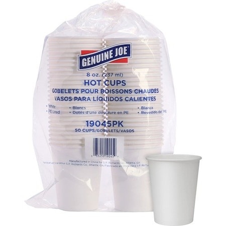 Genuine Joe CUP, SINGLE, 8OZ, 4PK GJO19045CT